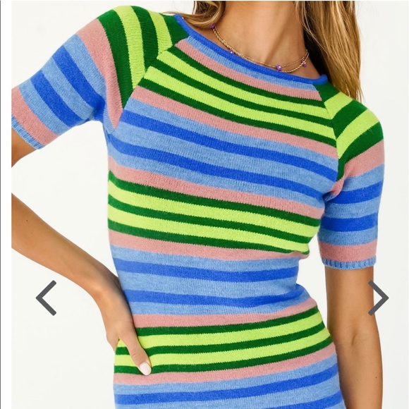 Color block striped dress - Picture 2 of 7